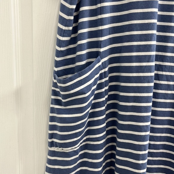 J. Jill cotton modal striped t-shirt dress - Picture 3 of 5